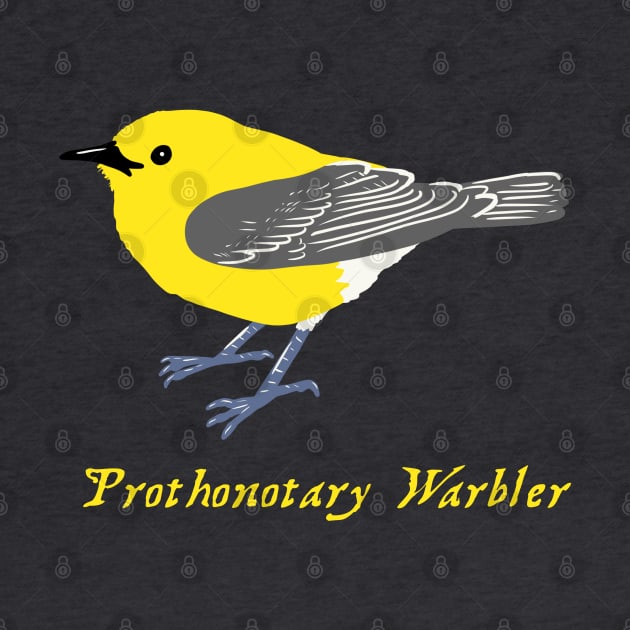 Prothonotary Warbler Songbird by SNK Kreatures